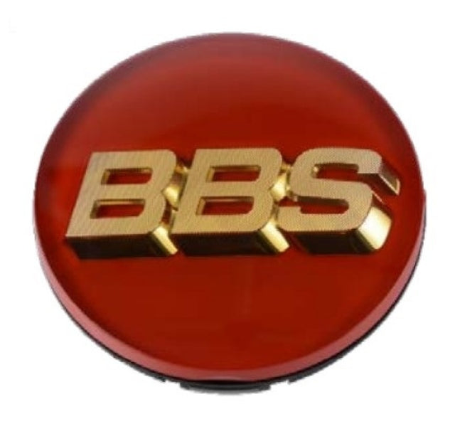 BBS Center Cap 56mm Red/Gold (56.24.012) BBS Wheel Center Caps  AXOPROS