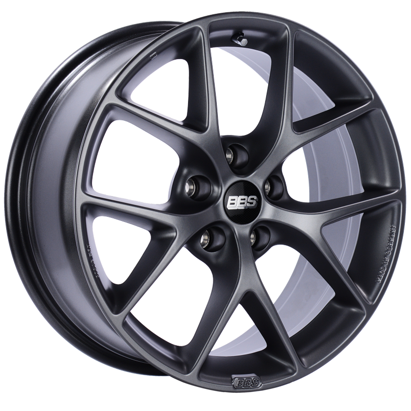 BBS SR 17x7.5 5x112 ET45 Satin Grey Wheel -82mm PFS/Clip Required BBS Wheels - Cast AXOPROS