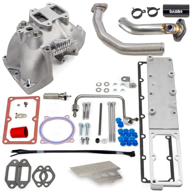 Banks Power Banks Power 19-24 Ram 3500/4500/5500 6.7L Diesel Monster-Ram Intake System w/Fuel Line - Natural Short Ram Air Intakes aftermarket performance part