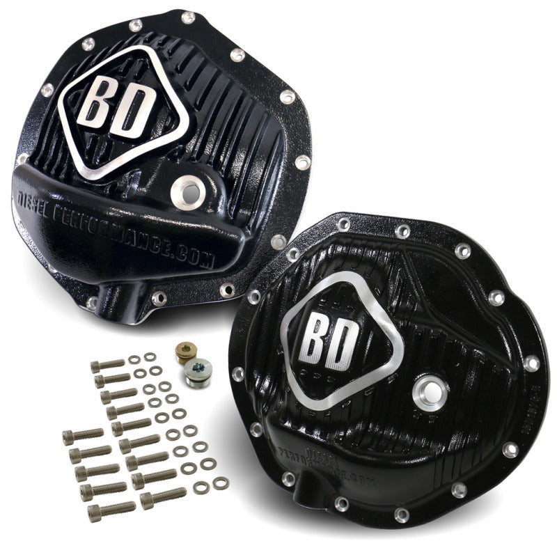 BD Diesel Differential Cover Pack Front & Rear - 03-13 Dodge 2500 /03-12 3500 BD Diesel Diff Covers  AXOPROS