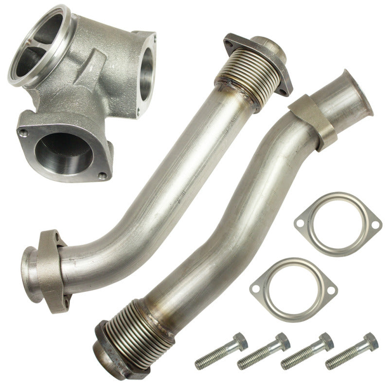 BD Diesel UpPipe Kit - Ford 1999.5-2003 7.3L PowerStroke BD Diesel Connecting Pipes  AXOPROS