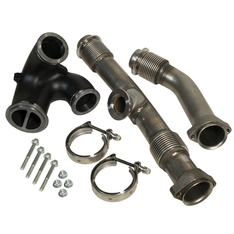 BD Diesel UpPipe Kit - Ford 2004.5-2007 6.0L Powerstroke w/EGR Connector BD Diesel Connecting Pipes  AXOPROS