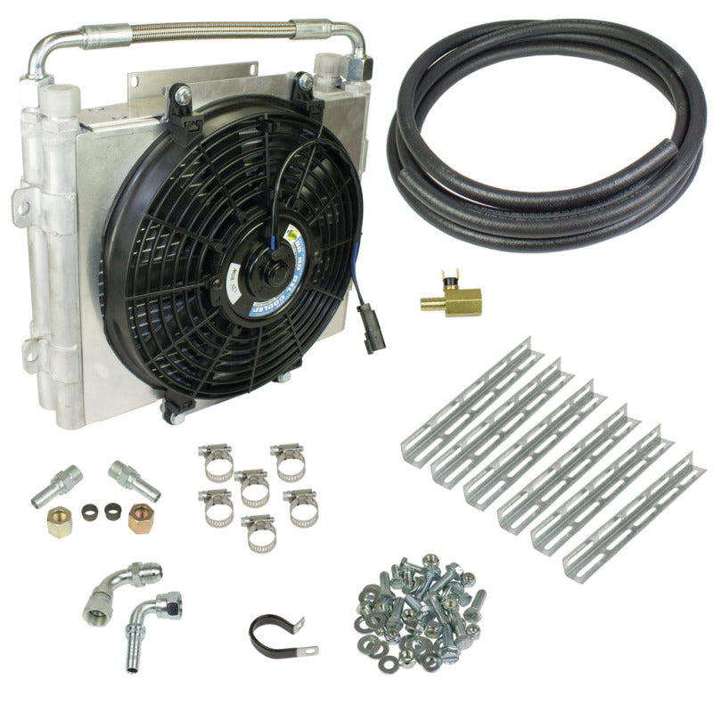 BD Diesel Xtrude Double Stacked Transmission Cooler Kit - Universial 1/2in Tubing BD Diesel Transmission Coolers AXOPROS