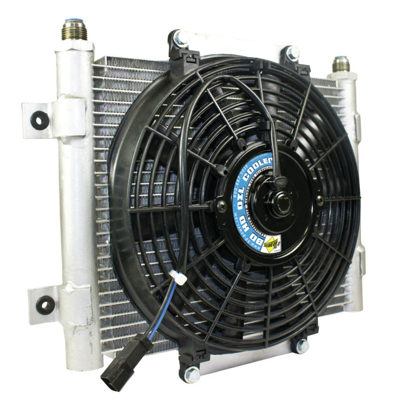 BD Diesel Xtrude Trans Cooler w/Fan 5.5in BD Diesel Transmission Coolers AXOPROS