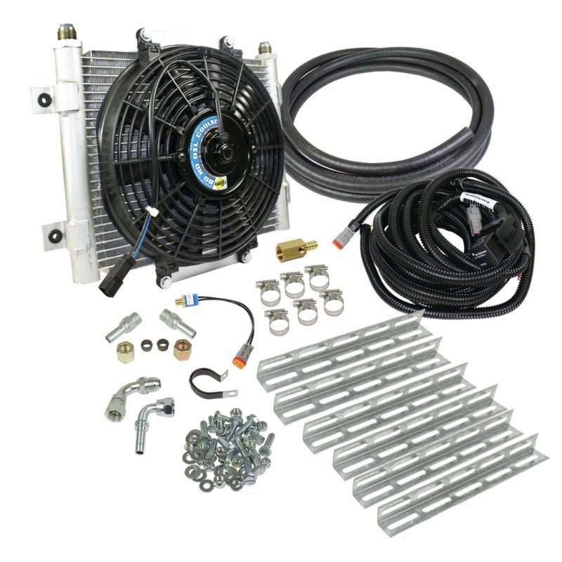 BD Diesel Xtruded Trans Oil Cooler - 1/2 inch Cooler Lines BD Diesel Transmission Coolers  AXOPROS