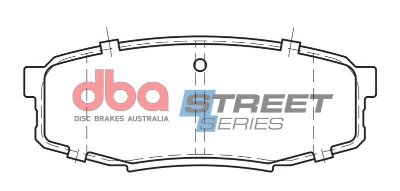 DBA 08-19 Lexus LX570 Street Series Rear Brake Pads DBA Brake Pads - OE AXOPROS