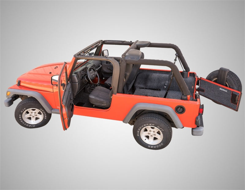 BedRug 03-06 Jeep LJ Unlimited Rear 4pc Cargo Kit (Incl Tailgate & Tub Liner) BedRug Bed Liners AXOPROS