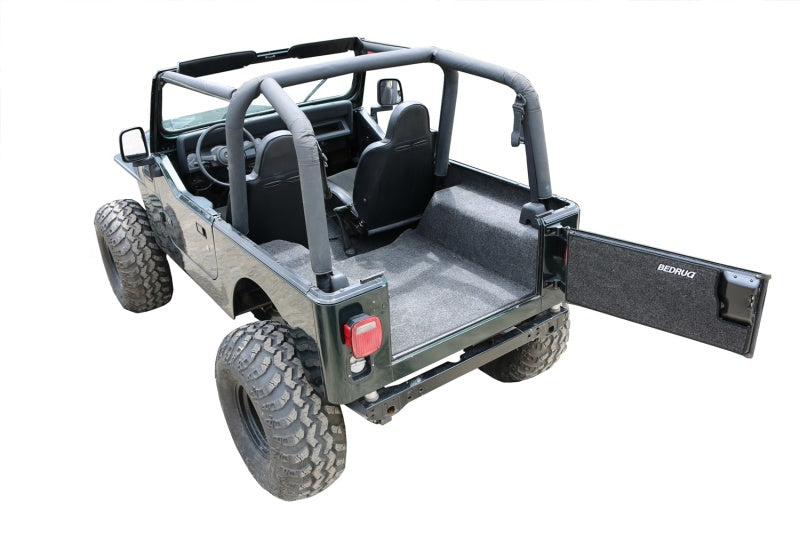 BedRug 87-95 Jeep YJ Rear Kit 4pc Cargo Kit (Incl Tailgate & Cargo Liner) BedRug Bed Liners AXOPROS