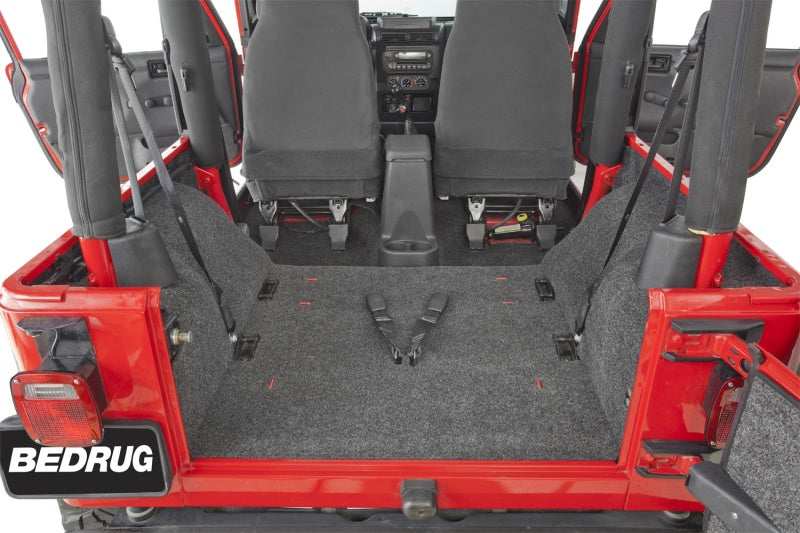 BedRug 97-06 Jeep TJ Rear Cargo Kit (Incl Tailgate) BedRug Bed Liners AXOPROS