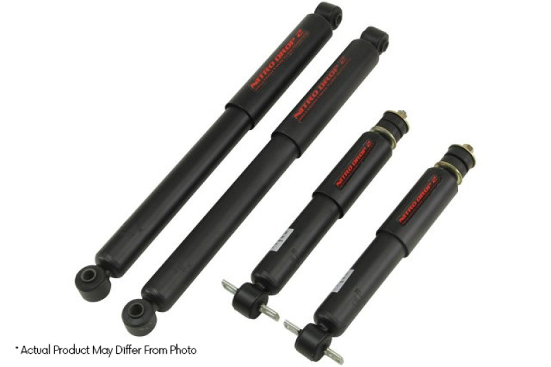 Belltech 99-06 GMC Sierra 1500 / Chevrolet Silverado 1500 Nitro Drop 2 Shock Absorber Set Belltech Shocks and Struts AXOPROS