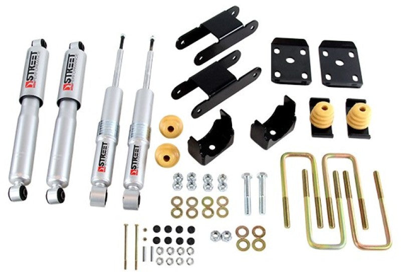 Belltech LOWERING KIT 18-20 Chevy Colorado/Canyon All Cab/SB -0-3in F / -4in R w/ Street Perf Shocks Belltech Lowering Kits AXOPROS