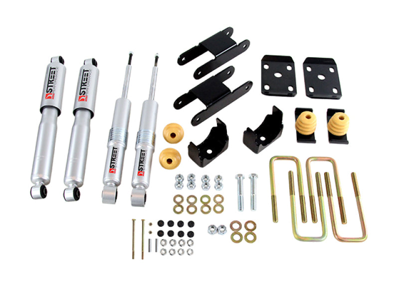 Belltech LOWERING KIT 18-20 Chevy Colorado/Canyon All Cab/SB -0-3in F / -4in R w/ Street Perf Shocks Belltech Lowering Kits AXOPROS