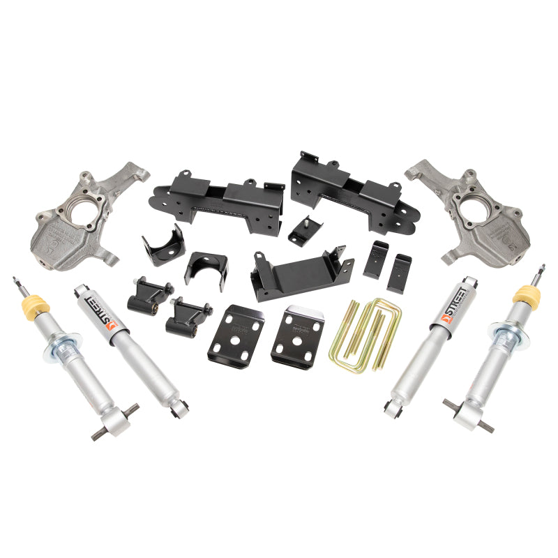 Belltech LOWERING KIT 2019 Chevrolet Silverado / GMC Sierra 1500 2WD All Cab - 2-4in Fr / 6in R Belltech Lowering Kits  AXOPROS