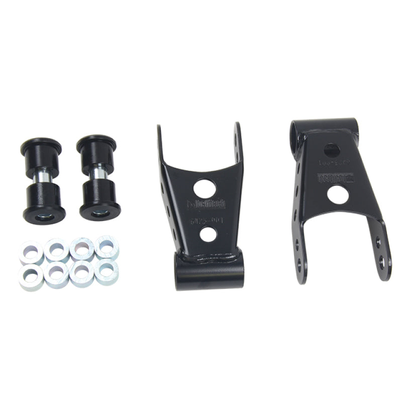 Belltech SHACKLE KIT 15-16 Ford F150 (All Cabs Short Bed Only) 4WD 1in / 2in Rear Drop Belltech Shackle Kits  AXOPROS