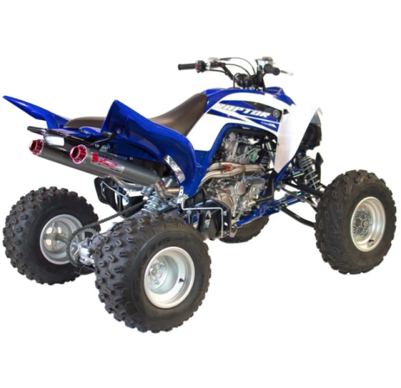 Big Gun 15-23 Yamaha RAPTOR 700 EVO R Series Dual Full Syst Exhaust Big Gun Powersports Exhausts  AXOPROS