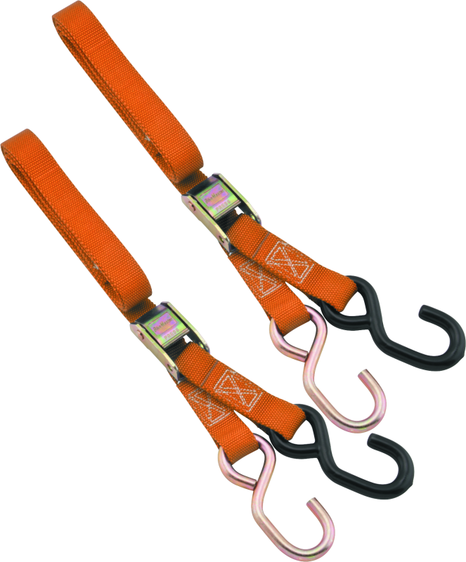 BikeMaster 1in Tiedown - Orange BikeMaster Cargo Tie-Downs AXOPROS