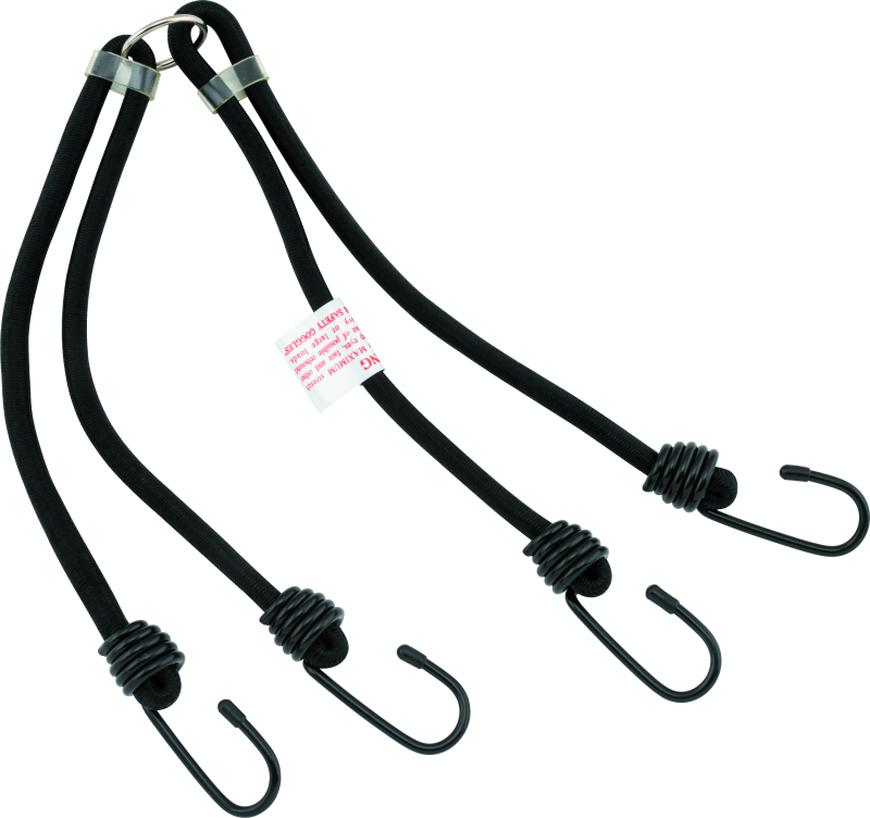 BikeMaster 24in Heavy Duty 4-Hook Bungee - Black BikeMaster Cargo Tie-Downs AXOPROS