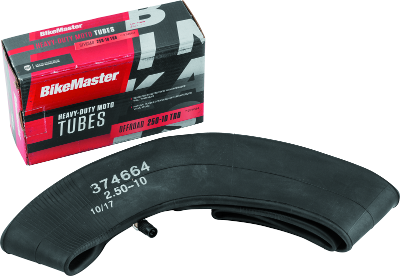 BikeMaster 2.50-10 TR6 Tube Heavy Duty BikeMaster Tire Tubes  AXOPROS