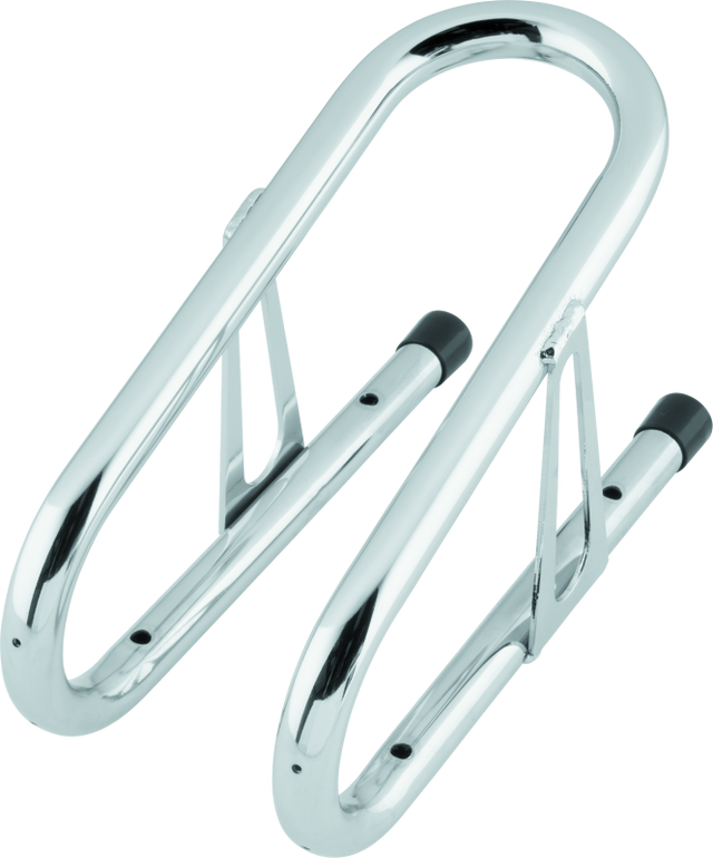 BikeMaster 3-1/2in Wheel Chock Chrome BikeMaster Wheel Accessories  AXOPROS