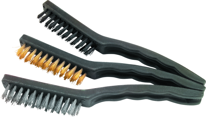 BikeMaster 3-pc Nylon/Wire Brush Set BikeMaster Tools AXOPROS