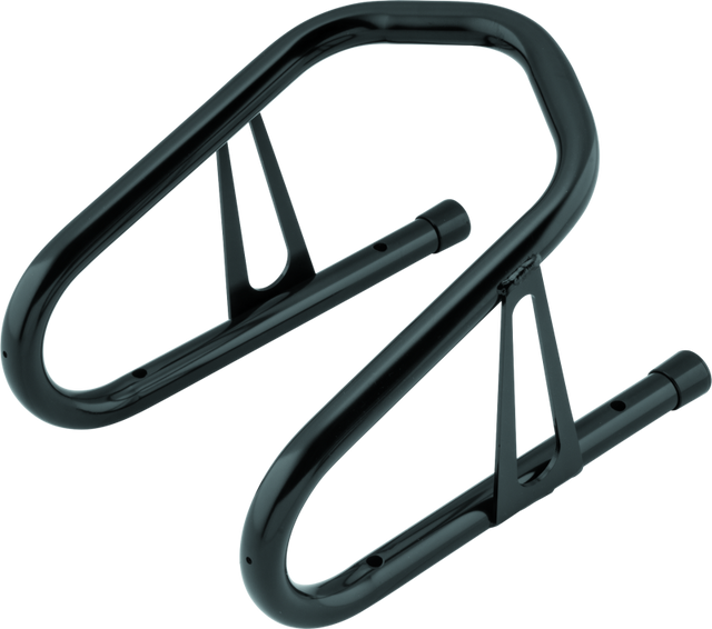 BikeMaster 6-1/2in Wheel Chock - Black BikeMaster Wheel Accessories  AXOPROS