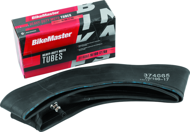BikeMaster 70/100-17 TR6 Tube Heavy Duty BikeMaster Tire Tubes  AXOPROS