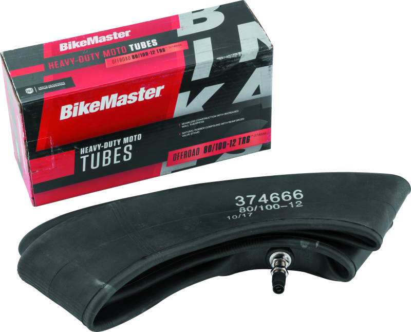 BikeMaster 80/100-12 TR6 Tube Heavy Duty BikeMaster Tire Tubes  AXOPROS