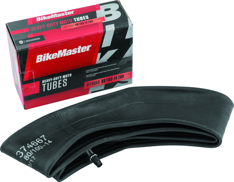 BikeMaster 80/100-14 TR6 Tube Heavy Duty BikeMaster Tire Tubes  AXOPROS
