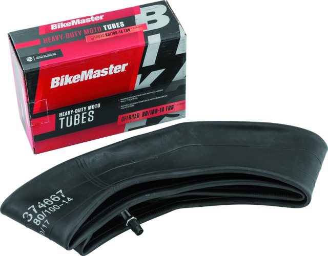 BikeMaster 80/100-14 TR6 Tube Heavy Duty BikeMaster Tire Tubes  AXOPROS