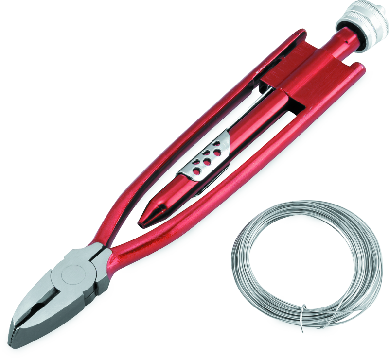 BikeMaster 9in Safety Wire Pliers w/ Wire BikeMaster Tools AXOPROS