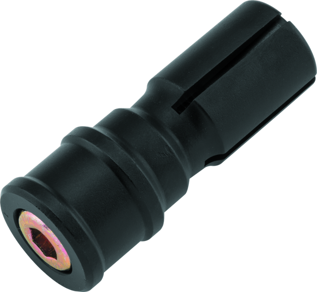 BikeMaster Adapter for 1in Barend Mirror - Black BikeMaster Side Mirrors  AXOPROS