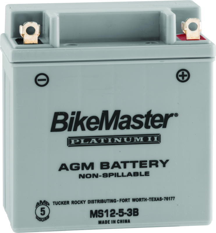 BikeMaster AGM Battery - MS12-5-3B BikeMaster Batteries AXOPROS