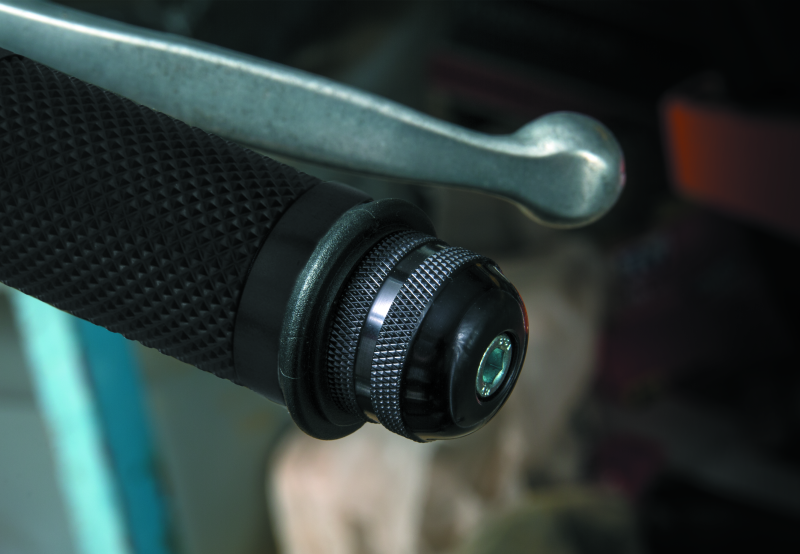 BikeMaster Anti-Vibration Bar Ends - 1in - Black BikeMaster Handlebars  AXOPROS