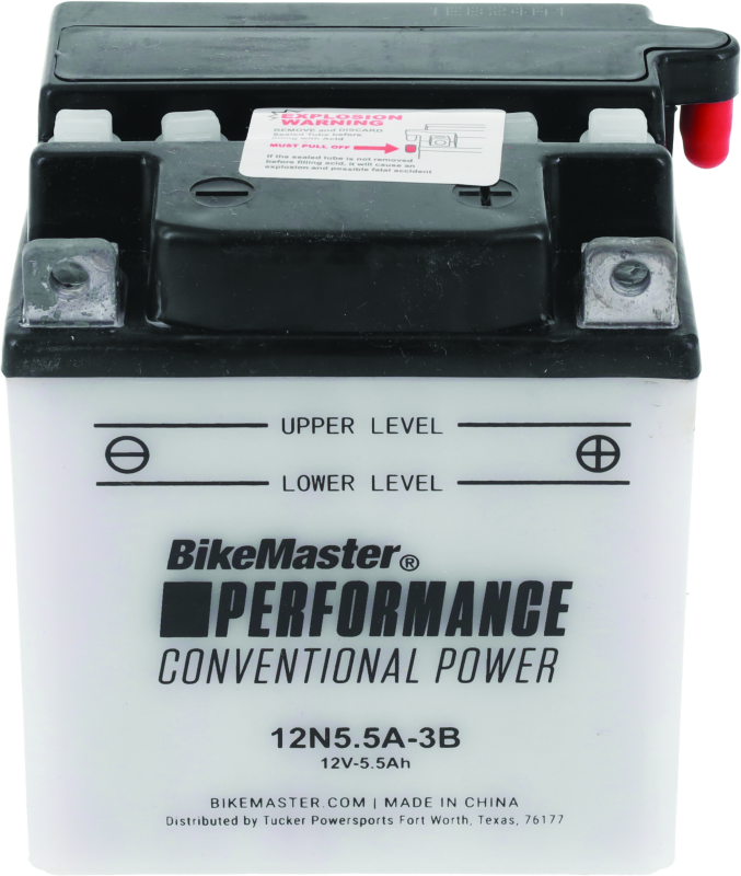 BikeMaster 12N5.5A-3B Battery BikeMaster Batteries AXOPROS