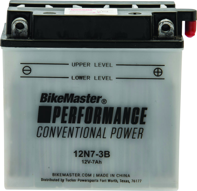 BikeMaster 12N7-3B Battery BikeMaster Batteries AXOPROS