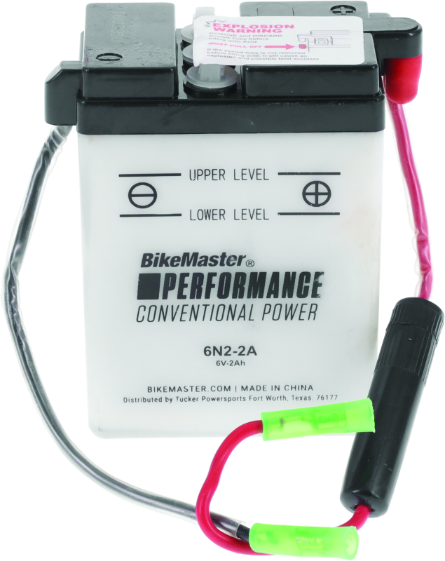 BikeMaster 6N2-2A Battery BikeMaster Batteries AXOPROS