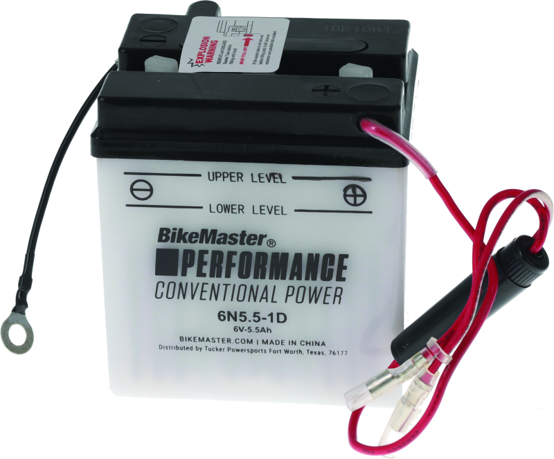 BikeMaster 6N5.5-1D Battery BikeMaster Batteries AXOPROS