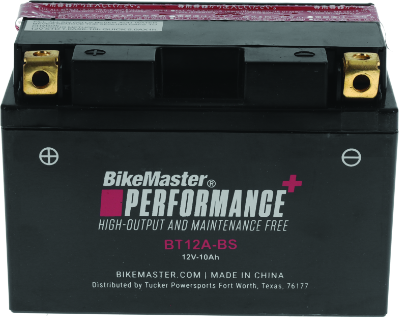 BikeMaster BT12A-BS Battery BikeMaster Batteries AXOPROS