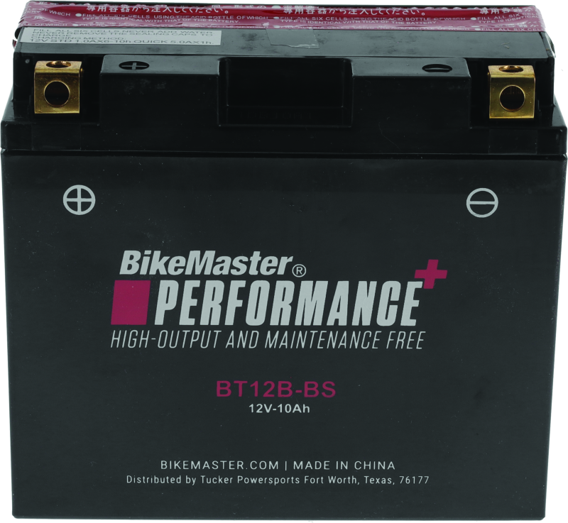 BikeMaster BT12B-BS Battery BikeMaster Batteries AXOPROS