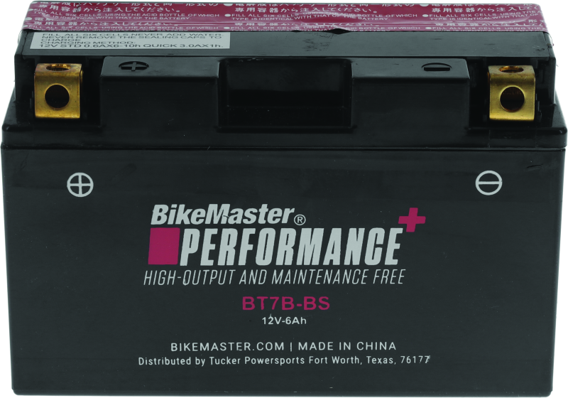 BikeMaster BT7B-BS Battery BikeMaster Batteries AXOPROS