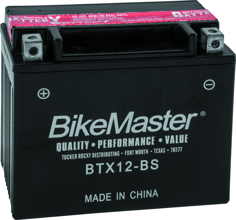 BikeMaster BTX12-BS Battery BikeMaster Batteries AXOPROS