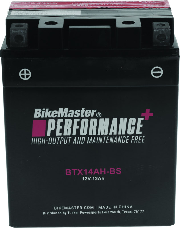 BikeMaster BTX14AH-BS Battery BikeMaster Batteries AXOPROS