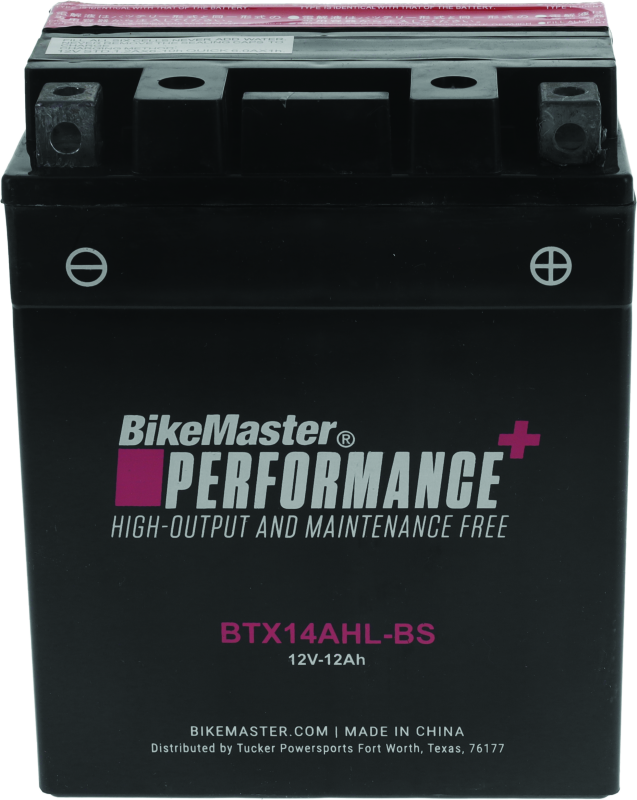 BikeMaster BTX14AHL-BS Battery BikeMaster Batteries AXOPROS