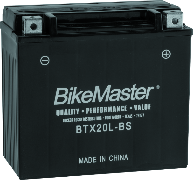BikeMaster BTX20L-BS Battery BikeMaster Batteries AXOPROS