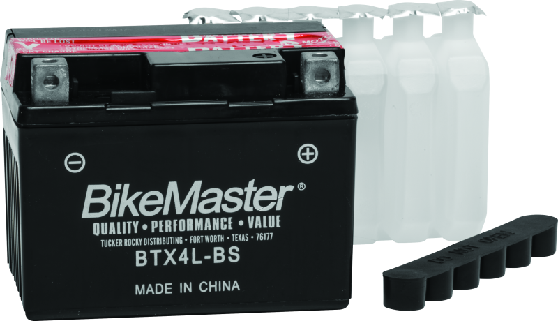 BikeMaster BTX4L-BS Battery BikeMaster Batteries AXOPROS