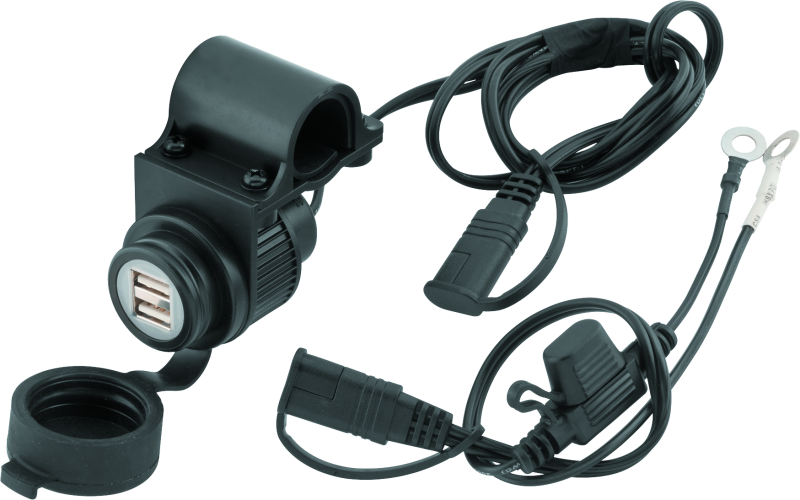 BikeMaster Dual USB Socket w/ Bracket BikeMaster Light Accessories and Wiring AXOPROS