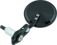 BikeMaster Folding Barend Mirrors 7/8in Handlebars - Pair - Black BikeMaster Side Mirrors  AXOPROS