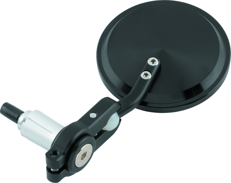 BikeMaster Folding Barend Mirrors 7/8in Handlebars - Pair - Black BikeMaster Side Mirrors  AXOPROS