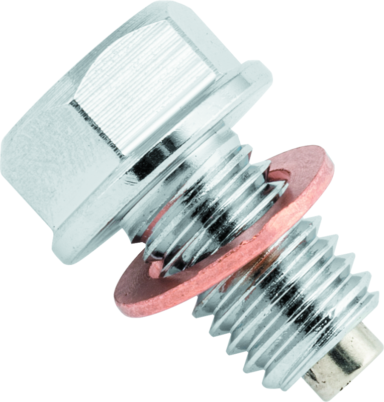 BikeMaster Magnetic Oil Drain Plug 10mm - Stainless BikeMaster Drain Plugs AXOPROS