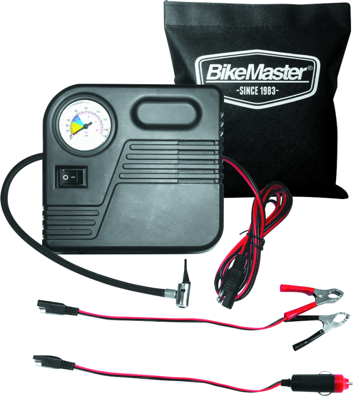 BikeMaster Mini Air Compressor w/ SAE BikeMaster Tire Tubes  AXOPROS